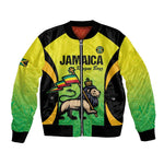 Custom Jamaica Football Bomber Jacket Go Champions