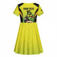 Custom Jamaica Football Kid Short Sleeve Dress Go Champions