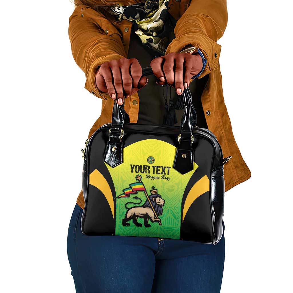 Custom Jamaica Football Shoulder Handbag Go Champions