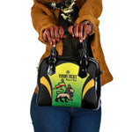 Custom Jamaica Football Shoulder Handbag Go Champions
