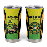 Custom Jamaica Football Tumbler Cup Go Champions
