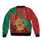 Personalised Morocco Bomber Jacket Coat Of Arms - Islamic Mix African Patterns