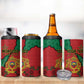 Personalised Morocco 4 in 1 Can Cooler Tumbler Coat Of Arms - Islamic Mix African Patterns