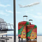 Personalised Morocco Luggage Cover Coat Of Arms - Islamic Mix African Patterns