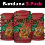 Personalised Morocco Neck Gaiter Coat Of Arms - Islamic Mix African Patterns LT15