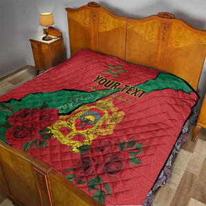 Personalised Morocco Quilt Coat Of Arms - Islamic Mix African Patterns