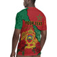 Personalised Morocco Rugby Jersey Coat Of Arms - Islamic Mix African Patterns