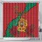 Personalised Morocco Shower Curtain Coat Of Arms - Islamic Mix African Patterns