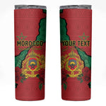 Personalised Morocco Skinny Tumbler Coat Of Arms - Islamic Mix African Patterns