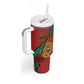 Personalised Morocco Tumbler With Handle Coat Of Arms - Islamic Mix African Patterns