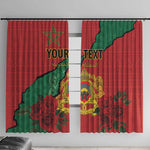 Personalised Morocco Window Curtain Coat Of Arms - Islamic Mix African Patterns