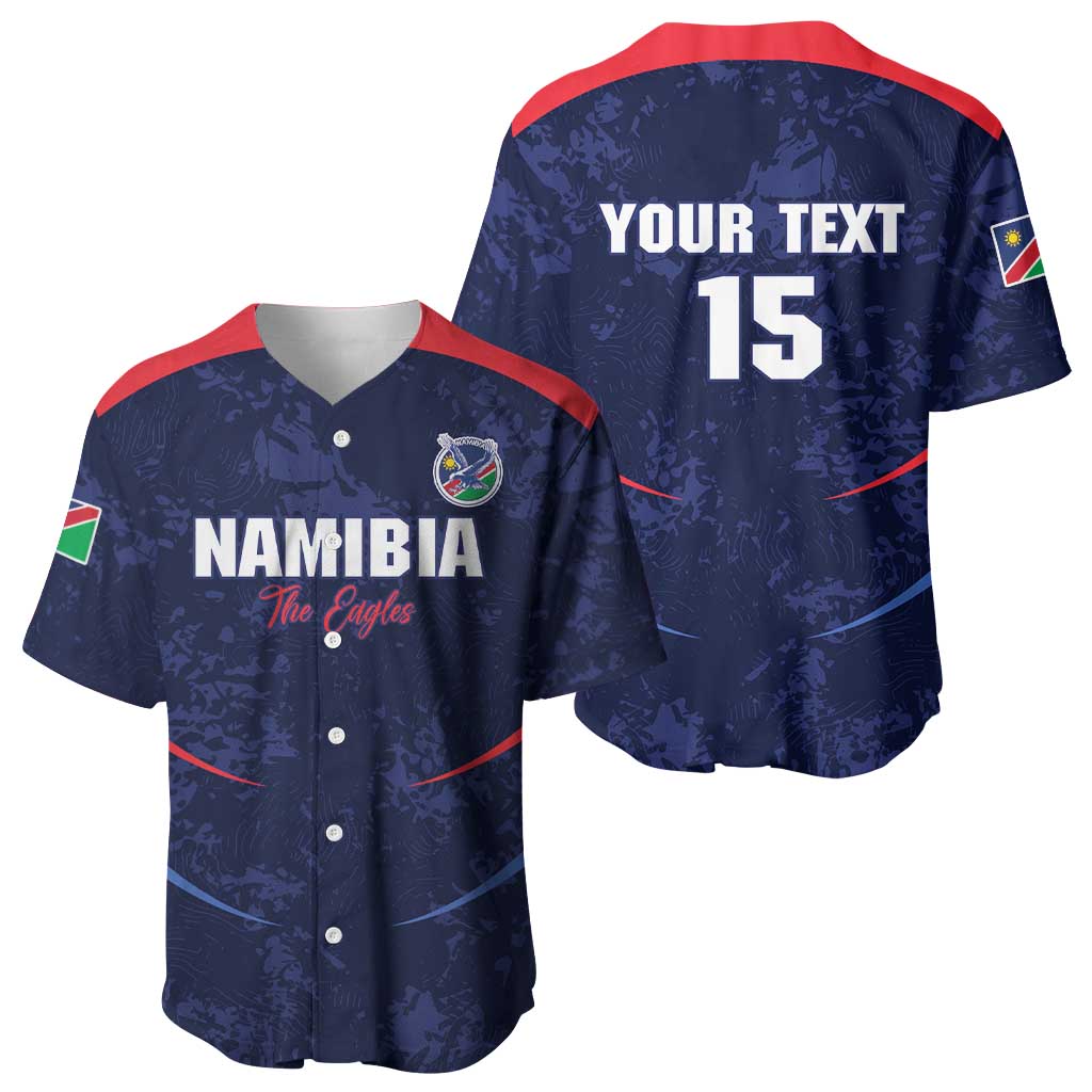 Namibia Cricket Custom Baseball Jersey Come On Eagles