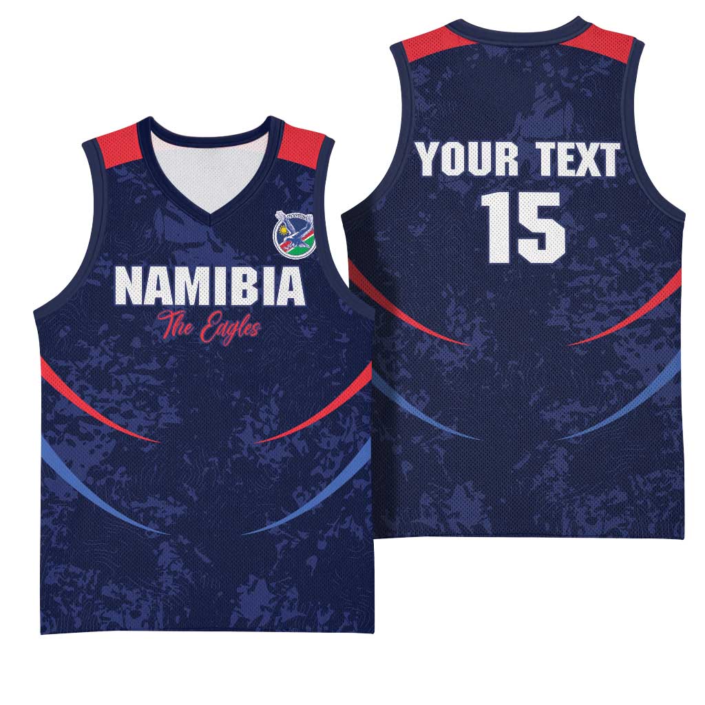 Namibia Cricket Custom Basketball Jersey Come On Eagles
