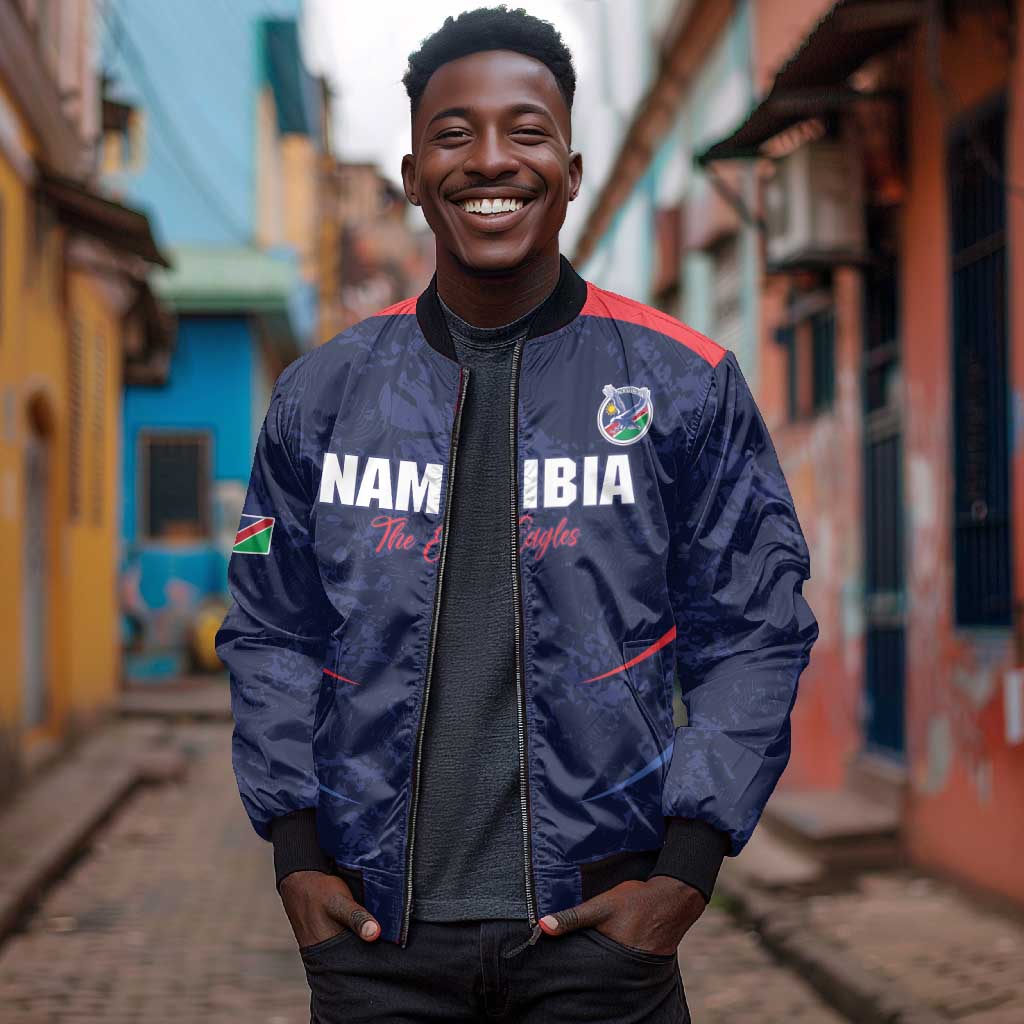 Namibia Cricket Custom Bomber Jacket Come On Eagles