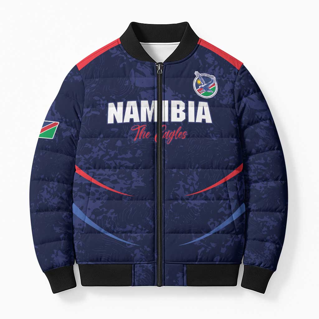 Namibia Cricket Custom Bomber Puffer Jacket Come On Eagles