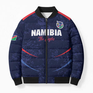 Namibia Cricket Custom Bomber Puffer Jacket Come On Eagles