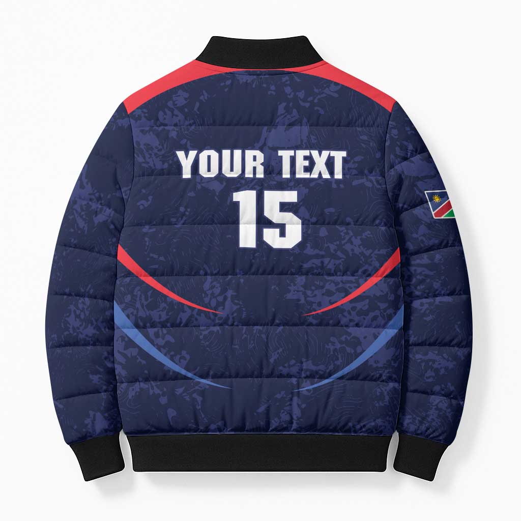 Namibia Cricket Custom Bomber Puffer Jacket Come On Eagles