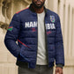 Namibia Cricket Custom Bomber Puffer Jacket Come On Eagles