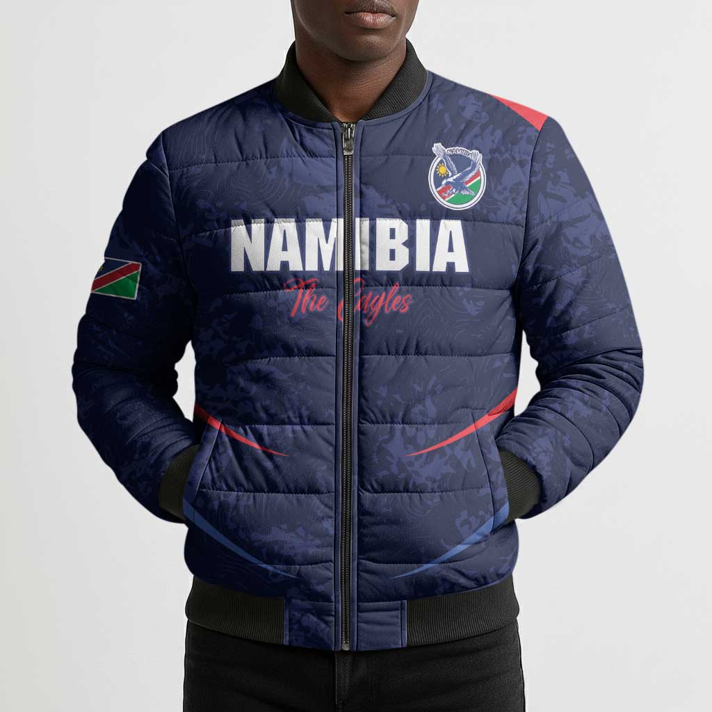Namibia Cricket Custom Bomber Puffer Jacket Come On Eagles