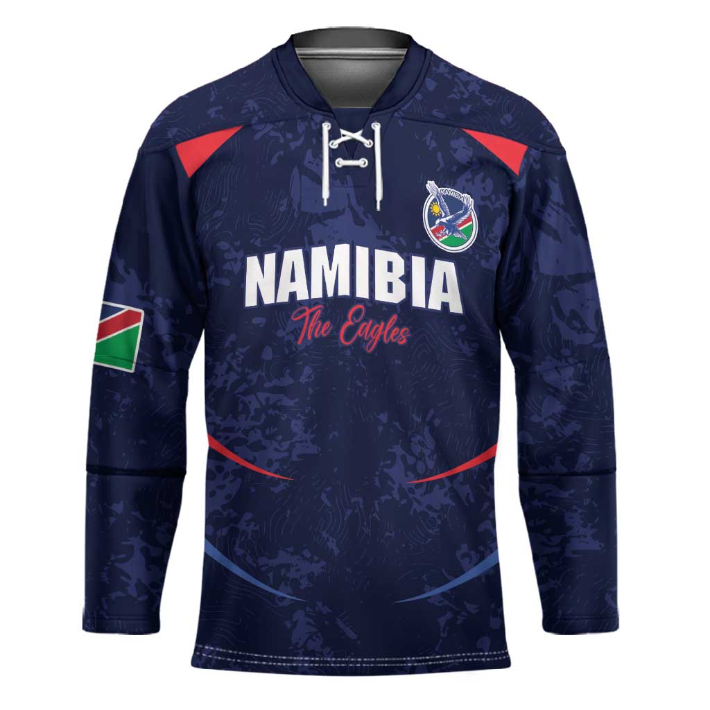 Namibia Cricket Custom Hockey Jersey Come On Eagles