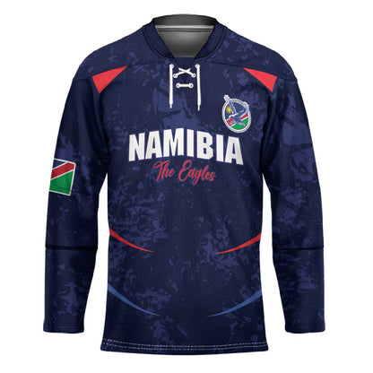 Namibia Cricket Custom Hockey Jersey Come On Eagles