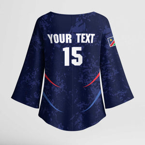 Namibia Cricket Custom Kimono Sleeve Blouse Come On Eagles