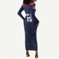 Namibia Cricket Custom Long Sleeve Bodycon Dress Come On Eagles