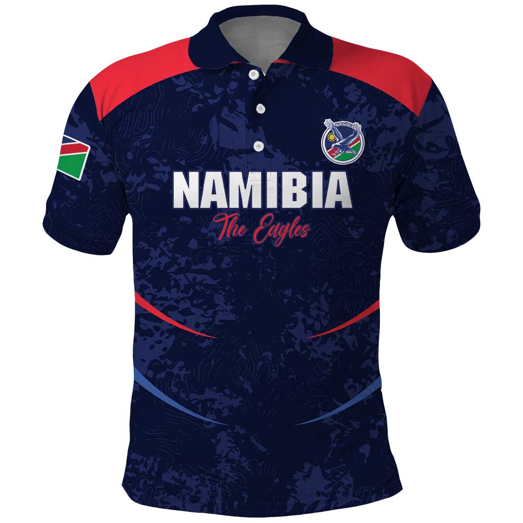 Namibia Cricket Custom Polo Shirt Come On Eagles