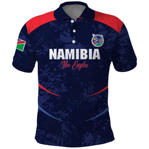Namibia Cricket Custom Polo Shirt Come On Eagles