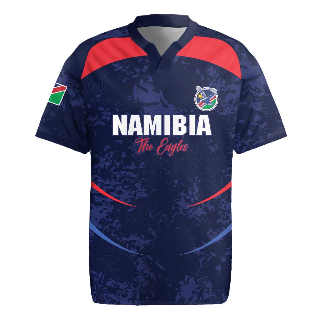 Namibia Cricket Custom Rugby Jersey Come On Eagles
