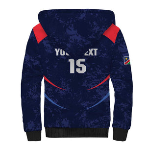 Namibia Cricket Custom Sherpa Hoodie Come On Eagles