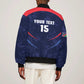 Namibia Cricket Custom Sleeve Zip Bomber Jacket Come On Eagles