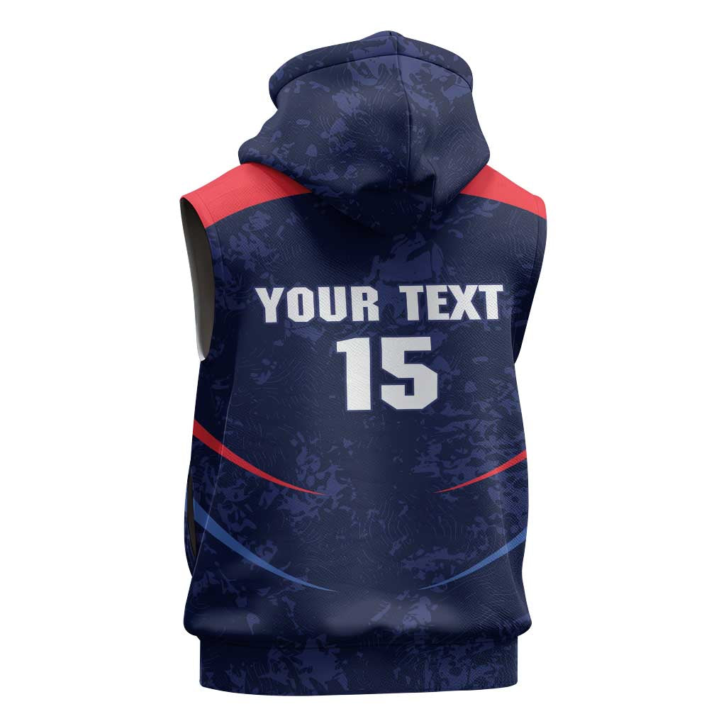 Namibia Cricket Custom Sleeveless Hoodie Come On Eagles