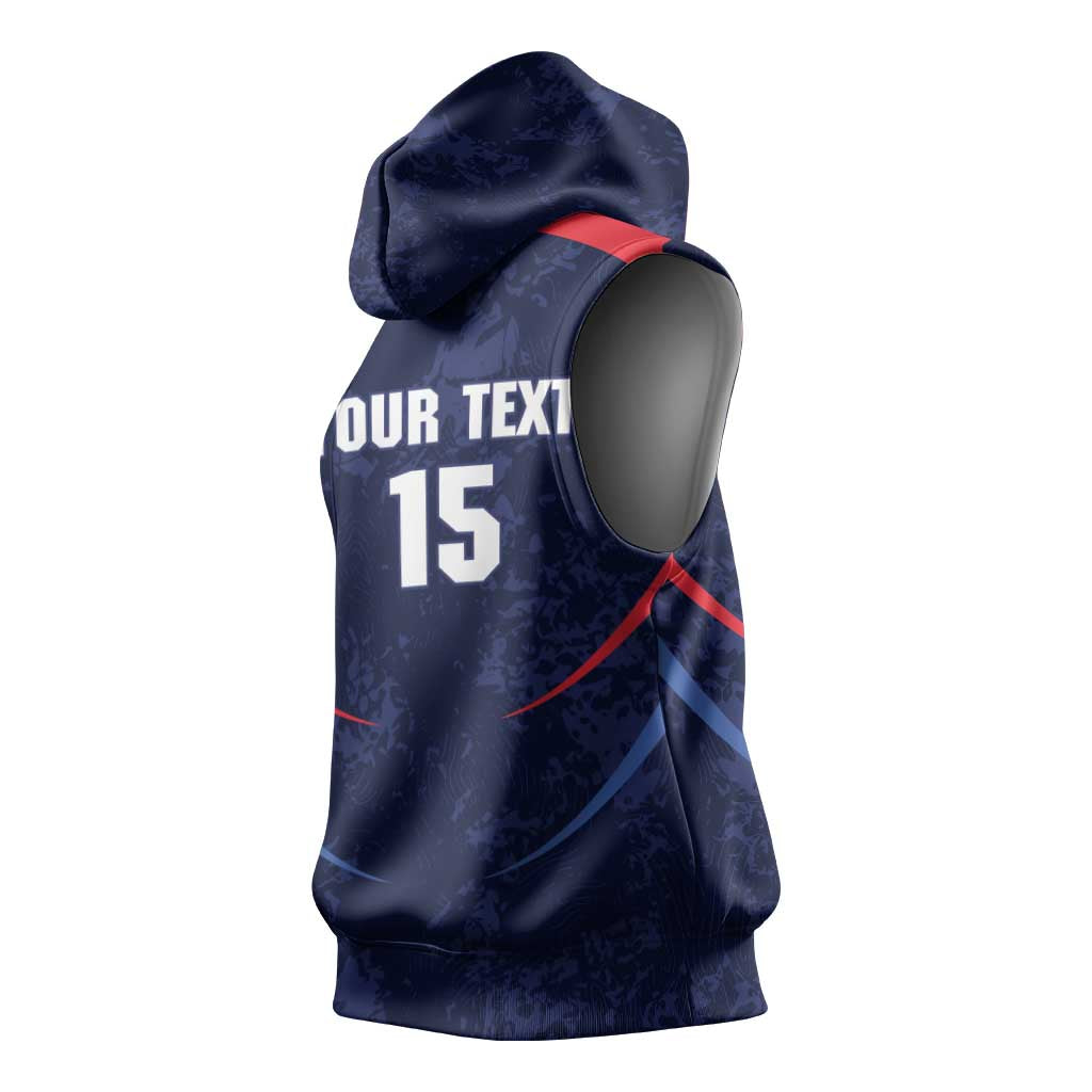 Namibia Cricket Custom Sleeveless Hoodie Come On Eagles