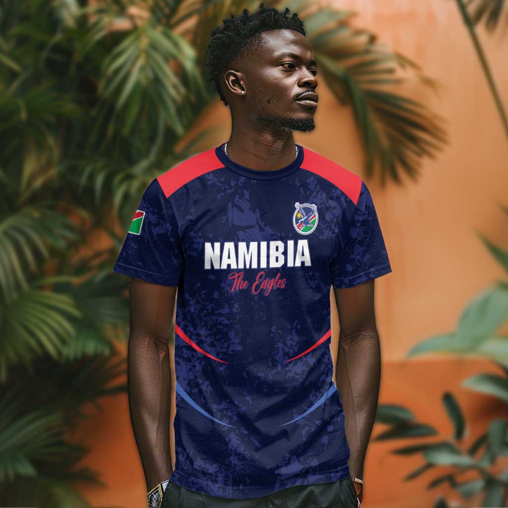 Namibia Cricket Custom T shirt Come On Eagles