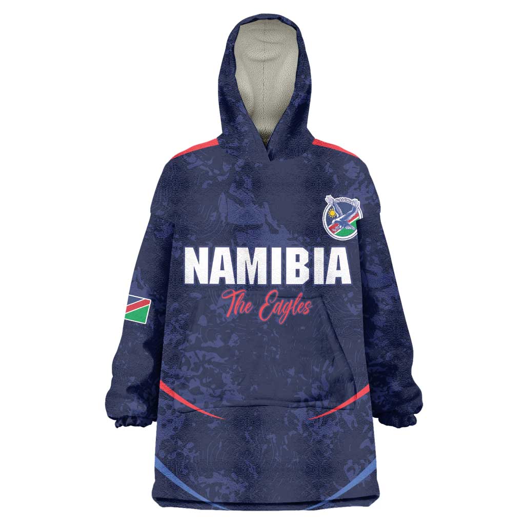 Namibia Cricket Custom Wearable Blanket Hoodie Come On Eagles