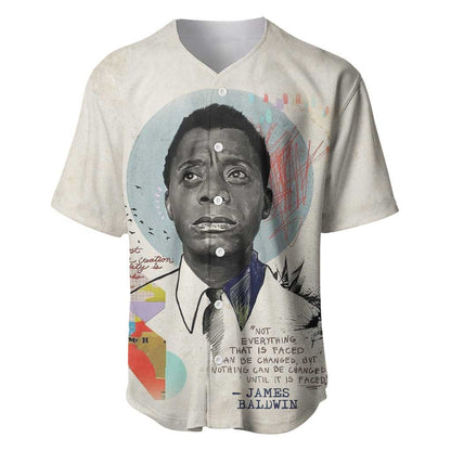 James Baldwin Baseball Jersey Civil Rights Writer