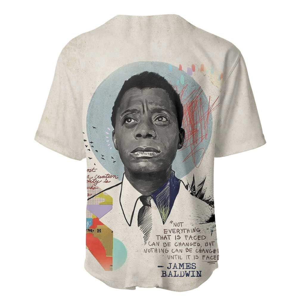 James Baldwin Baseball Jersey Civil Rights Writer