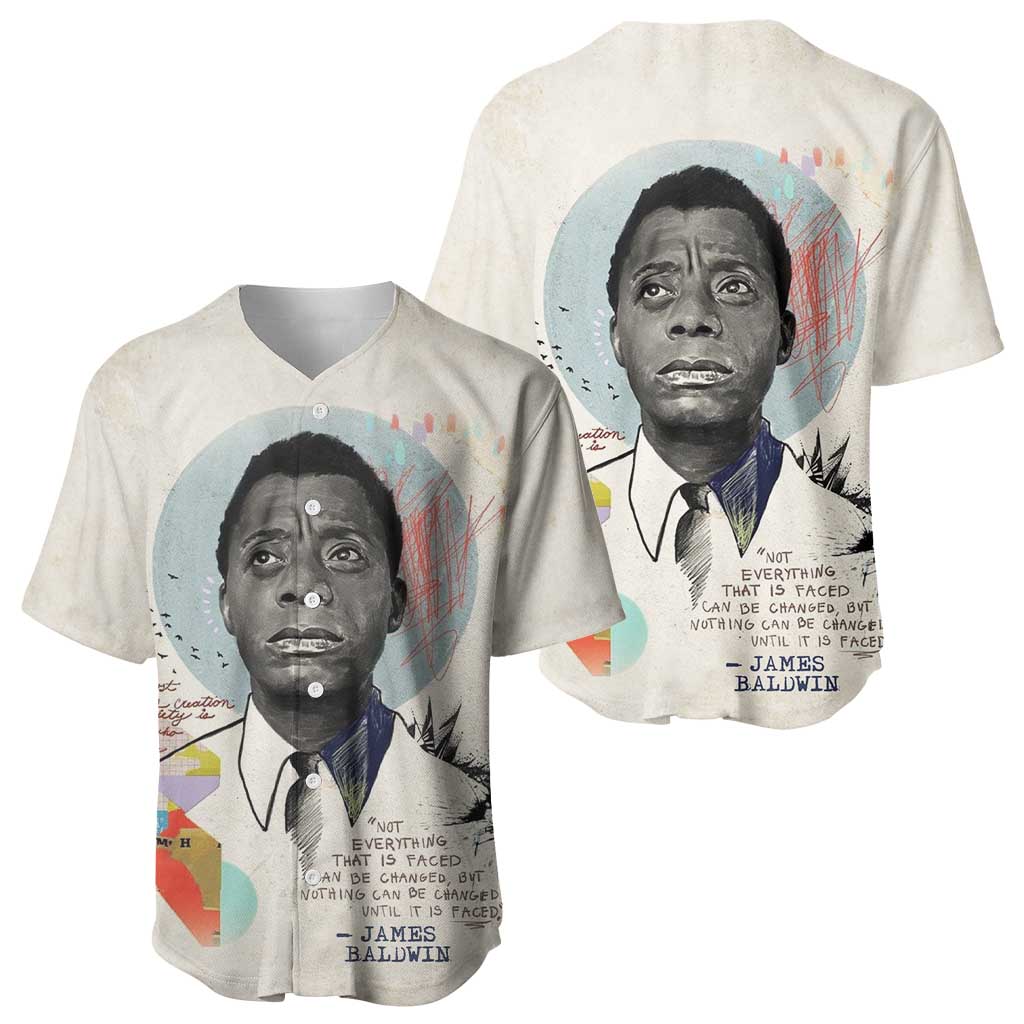 James Baldwin Baseball Jersey Civil Rights Writer
