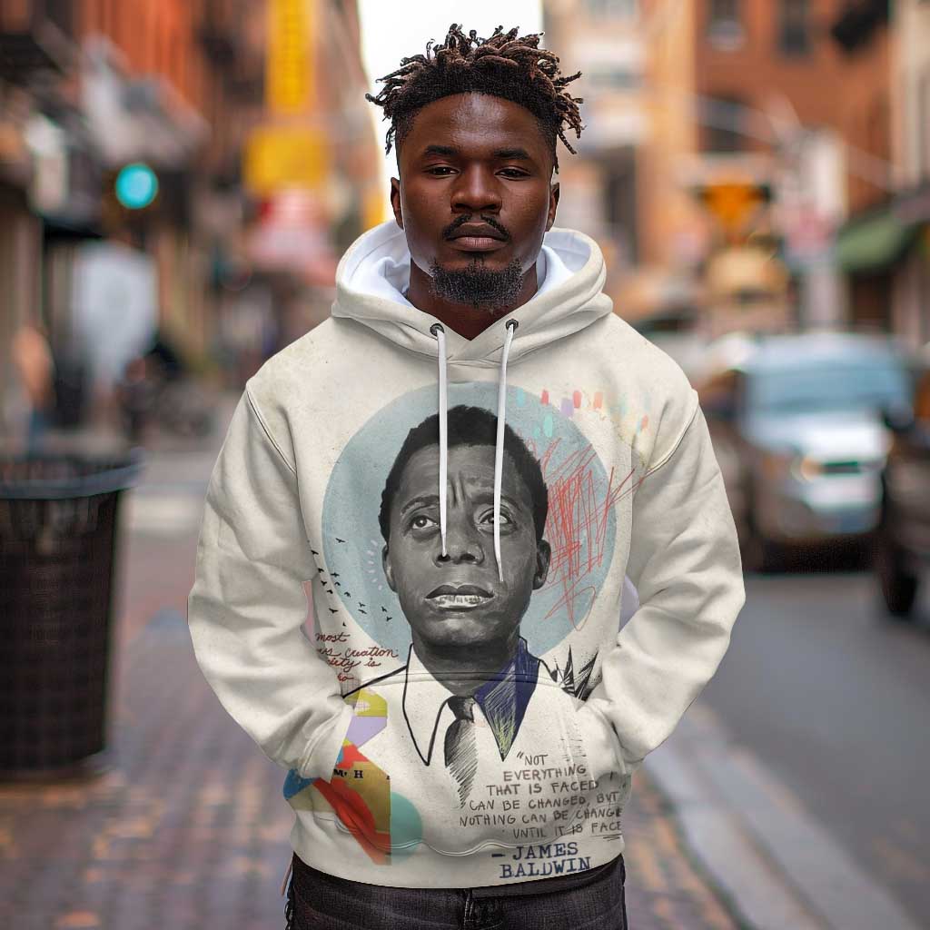 James Baldwin Hoodie Civil Rights Writer