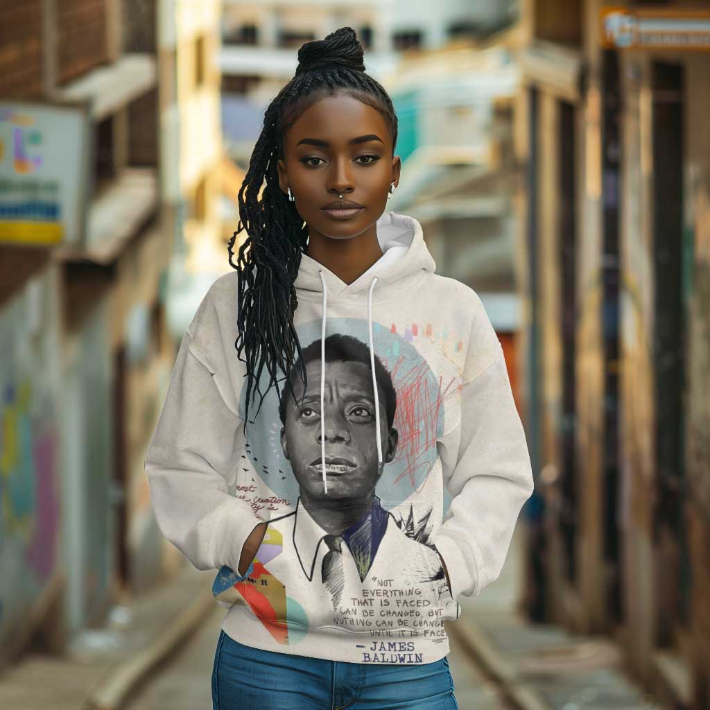 James Baldwin Hoodie Civil Rights Writer