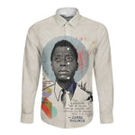 James Baldwin Long Sleeve Button Shirt Civil Rights Writer