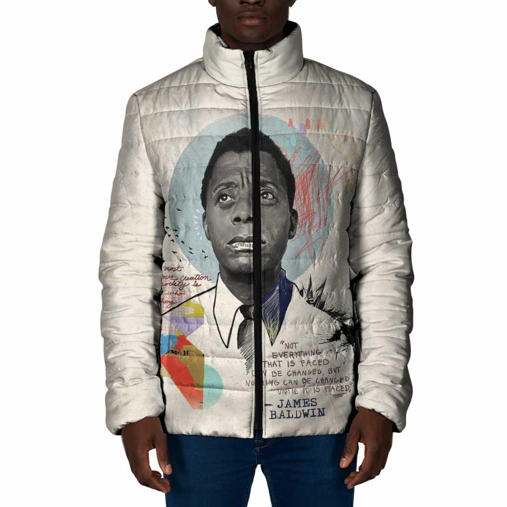 James Baldwin Padded Jacket Civil Rights Writer