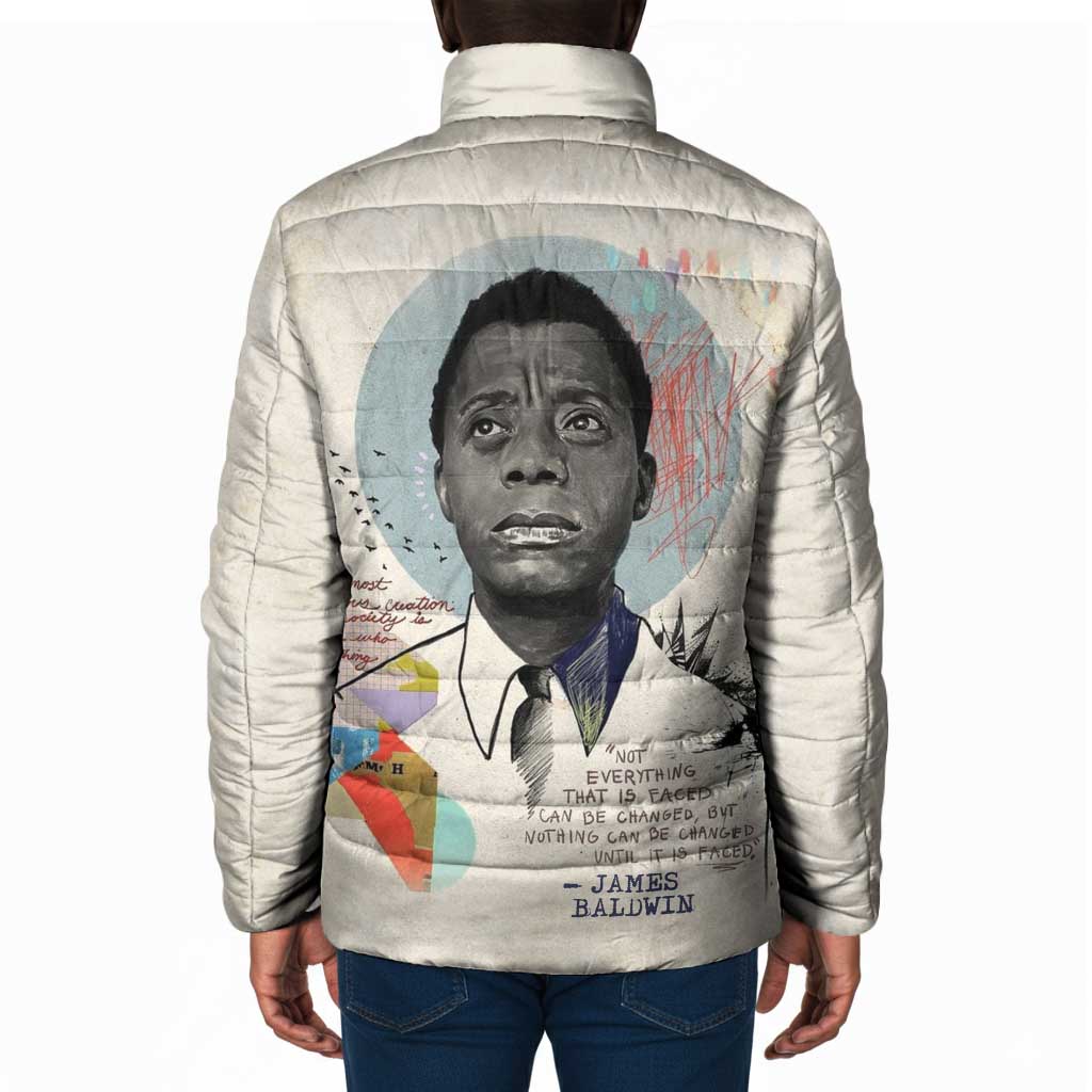 James Baldwin Padded Jacket Civil Rights Writer
