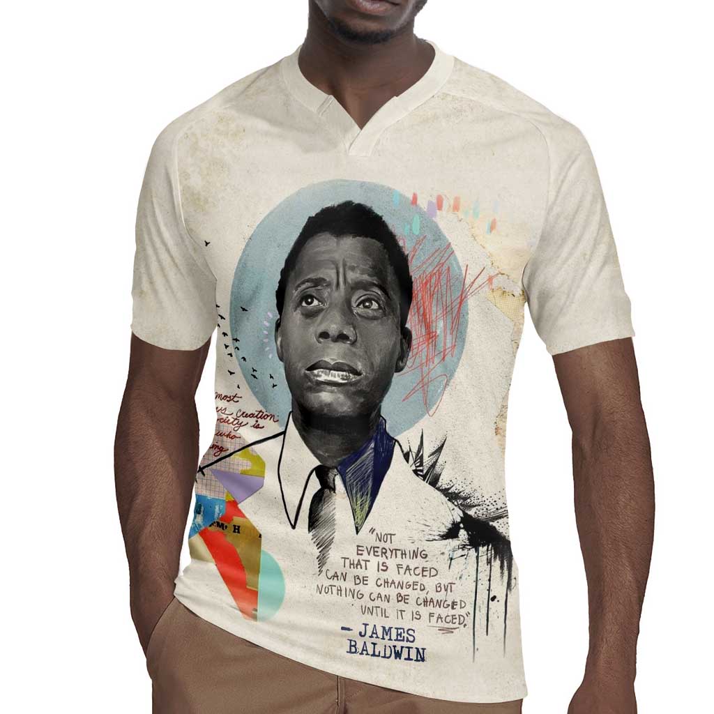 James Baldwin Rugby Jersey Civil Rights Writer