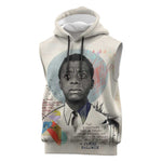 James Baldwin Sleeveless Hoodie Civil Rights Writer