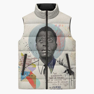 James Baldwin Sleeveless Puffer Jacket Civil Rights Writer