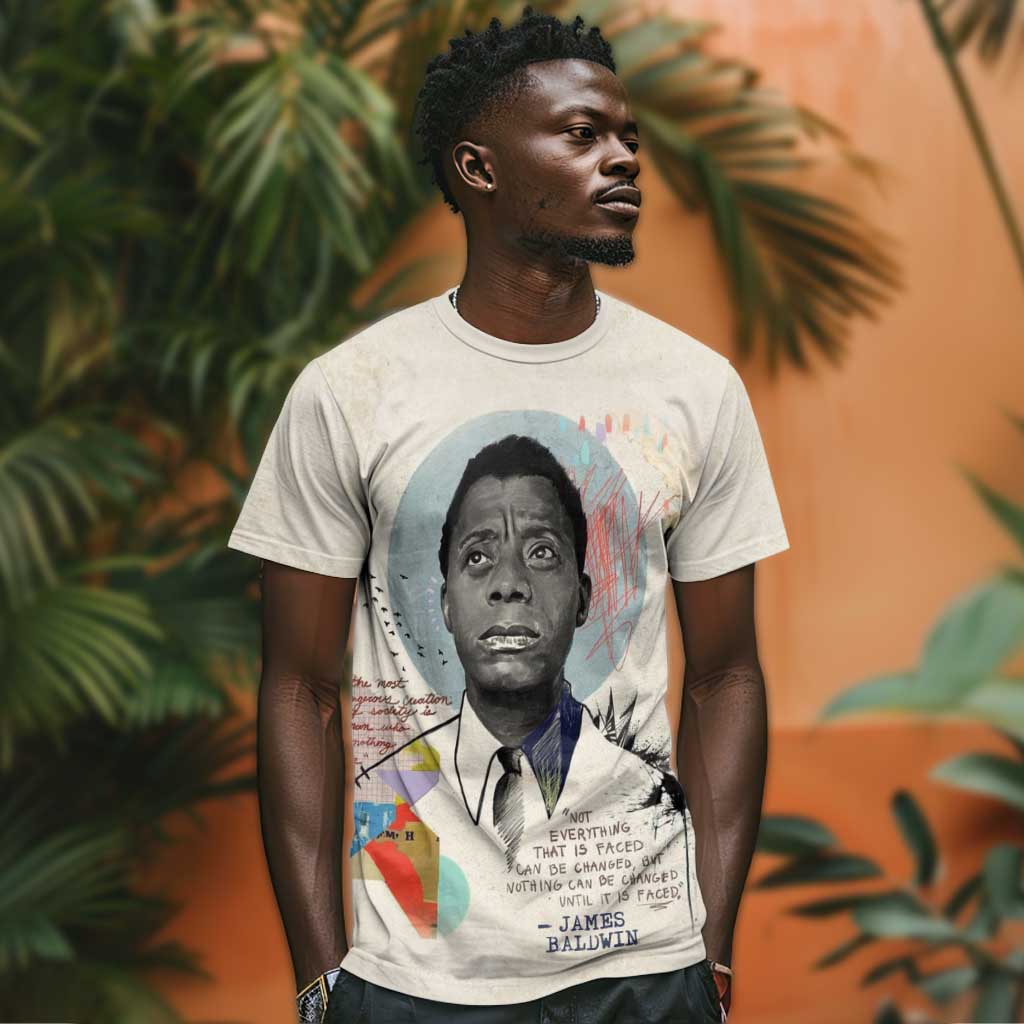 James Baldwin T shirt Civil Rights Writer