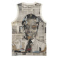James Baldwin Basketball Jersey Vintage Newspaper Style