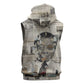 James Baldwin Sleeveless Zip Hoodie Vintage Newspaper Style
